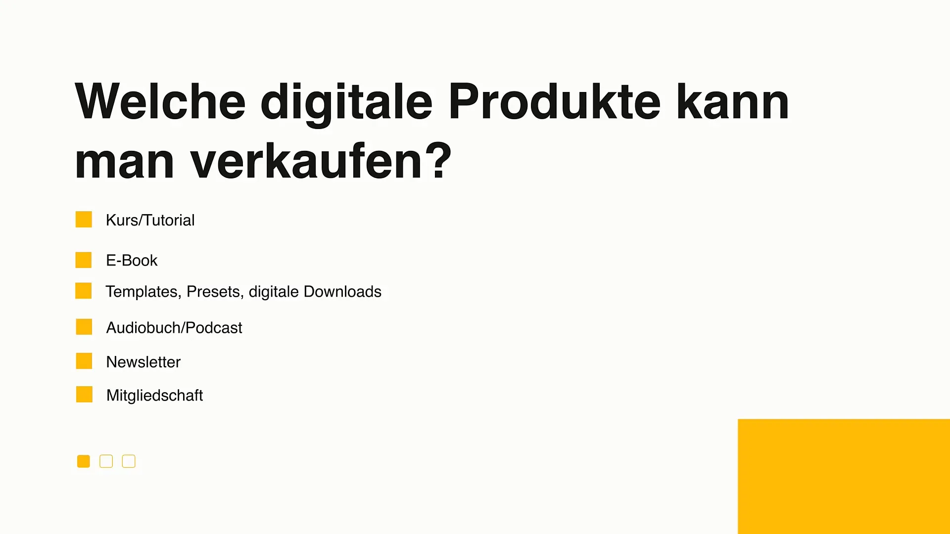 Successfully selling digital products – step by step