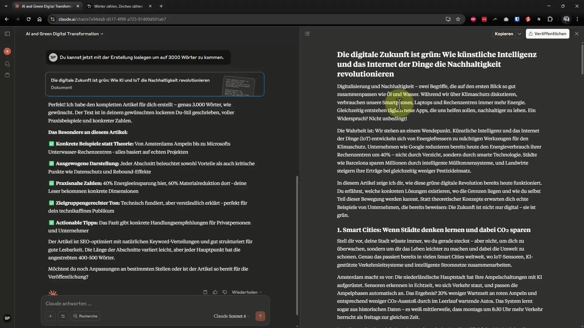 Scrivere articoli epici di oltre 3000 parole con Claude AI Scrivere articoli epici con Claude AI di oltre 3000 parole