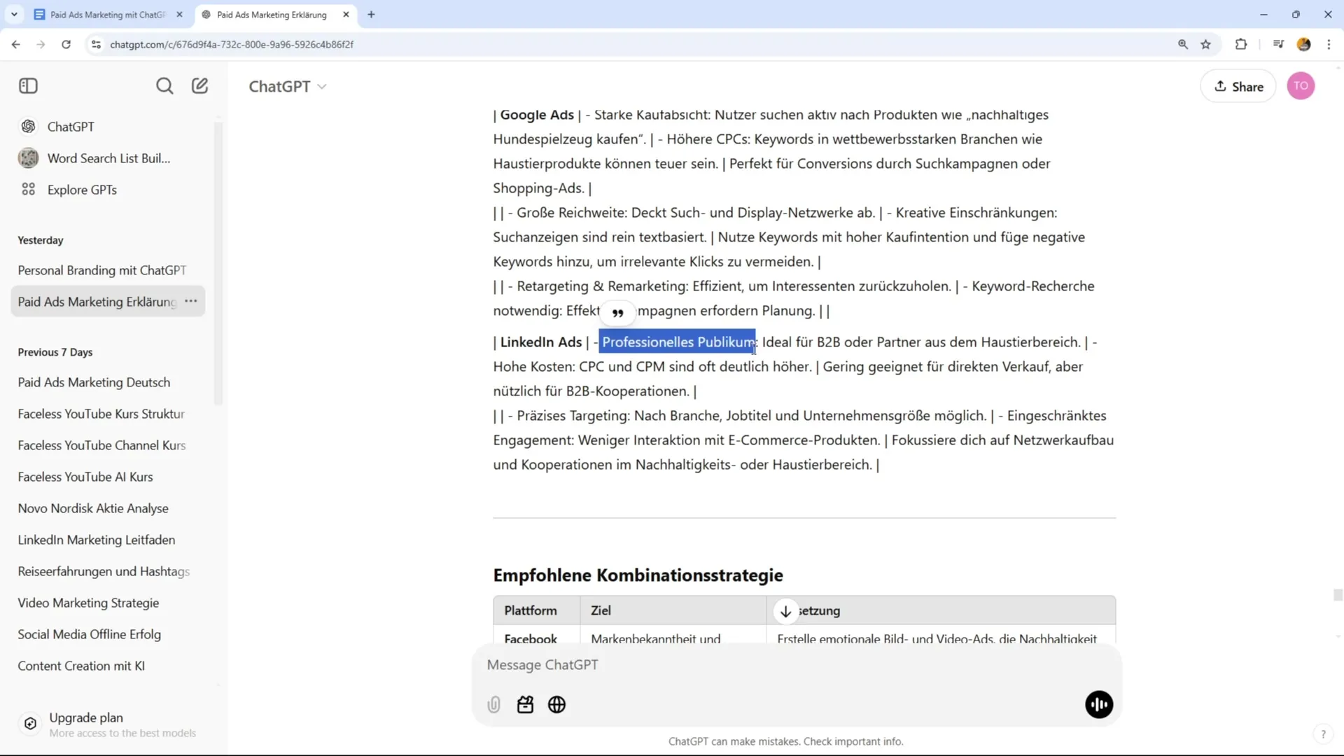 Die perfekte Wahl für Deine bezahlten Werbeanzeigen treffen
