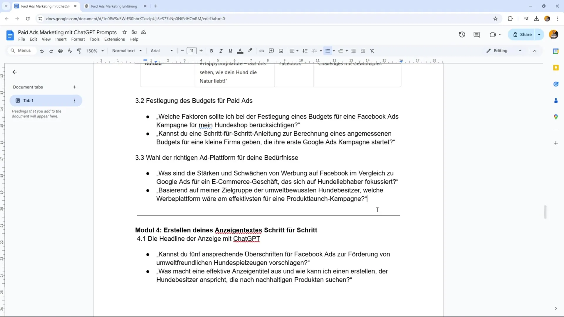 Die perfekte Wahl für Deine bezahlten Werbeanzeigen treffen