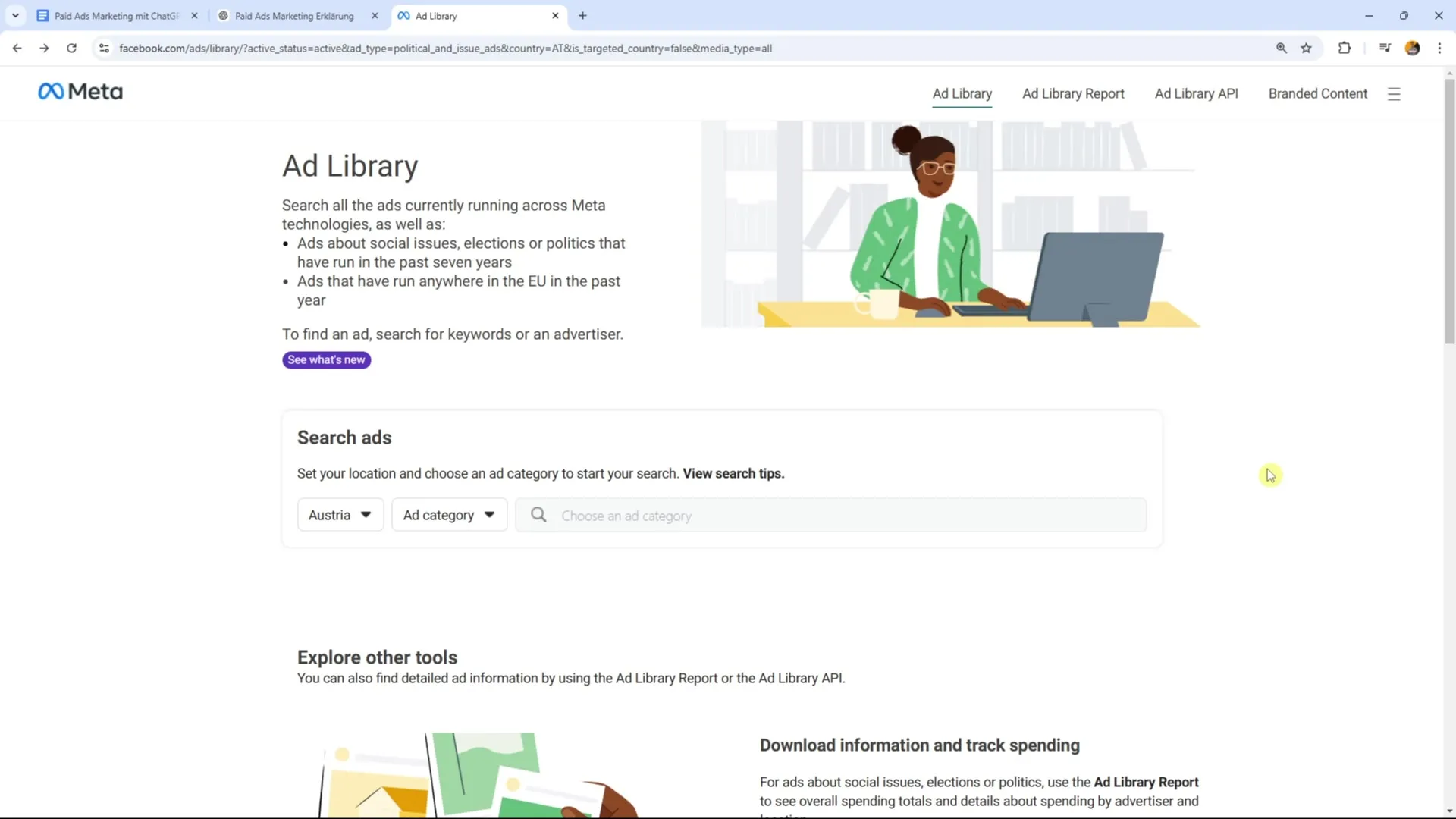 Inspiration finden mit der Facebook Ads Library Inspiration finden mit der Facebook Ads Library