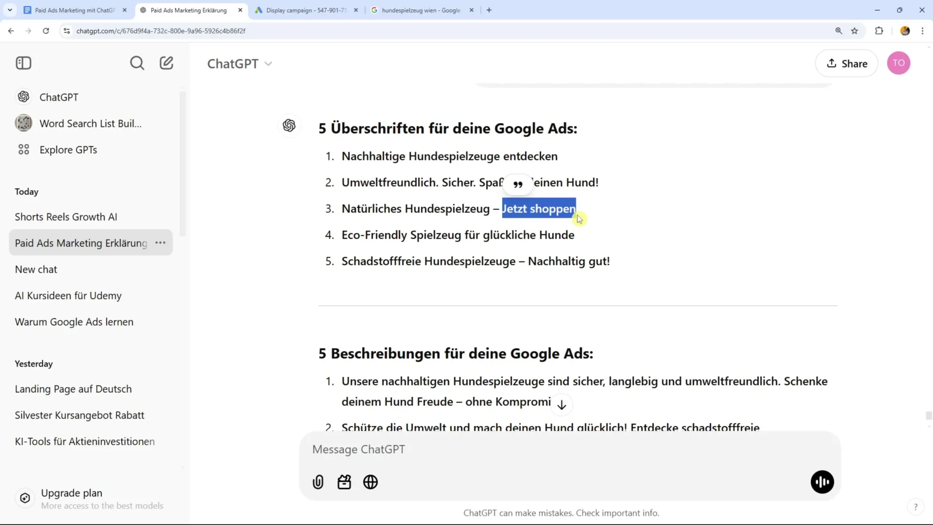 Effizient Google Ads gestalten – Optimierung von Texten und Bildern Effizient Google Ads gestalten – Optimierung von Texten und Bildern