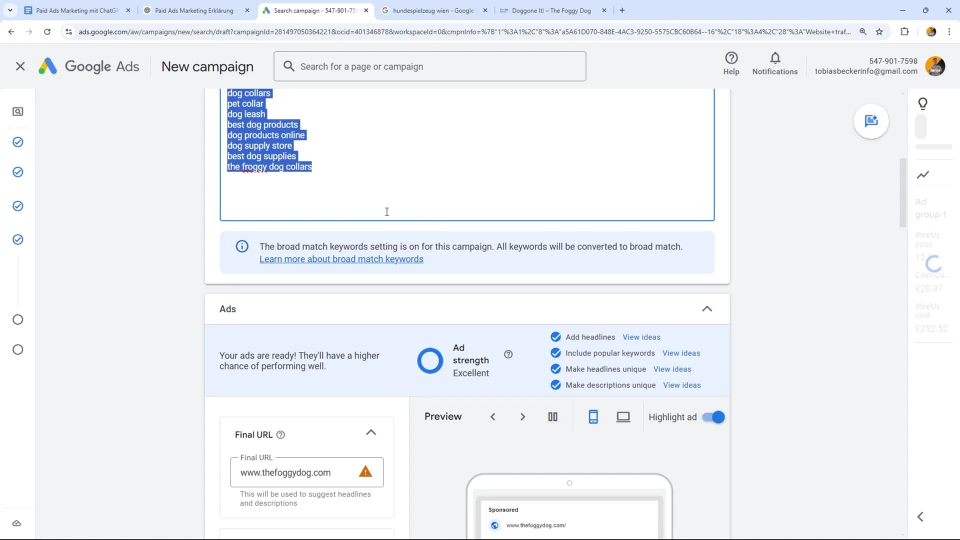 Effizient Google Ads gestalten – Optimierung von Texten und Bildern Effizient Google Ads gestalten – Optimierung von Texten und Bildern