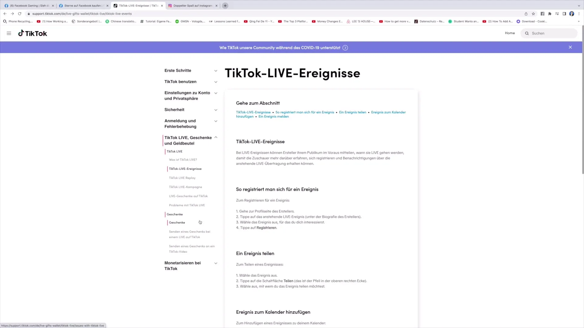Practical guide for successful livestreaming on Facebook, TikTok, and Instagram