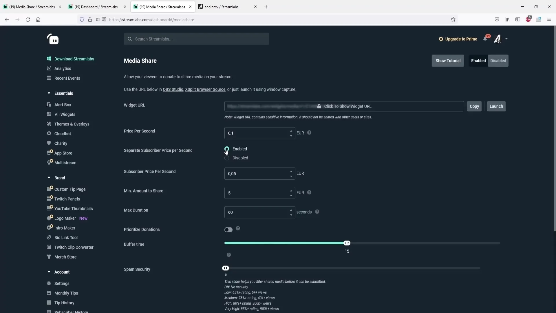 Configurar la liberación de medios en Streamlabs OBS Configurar la liberación de medios en Streamlabs OBS