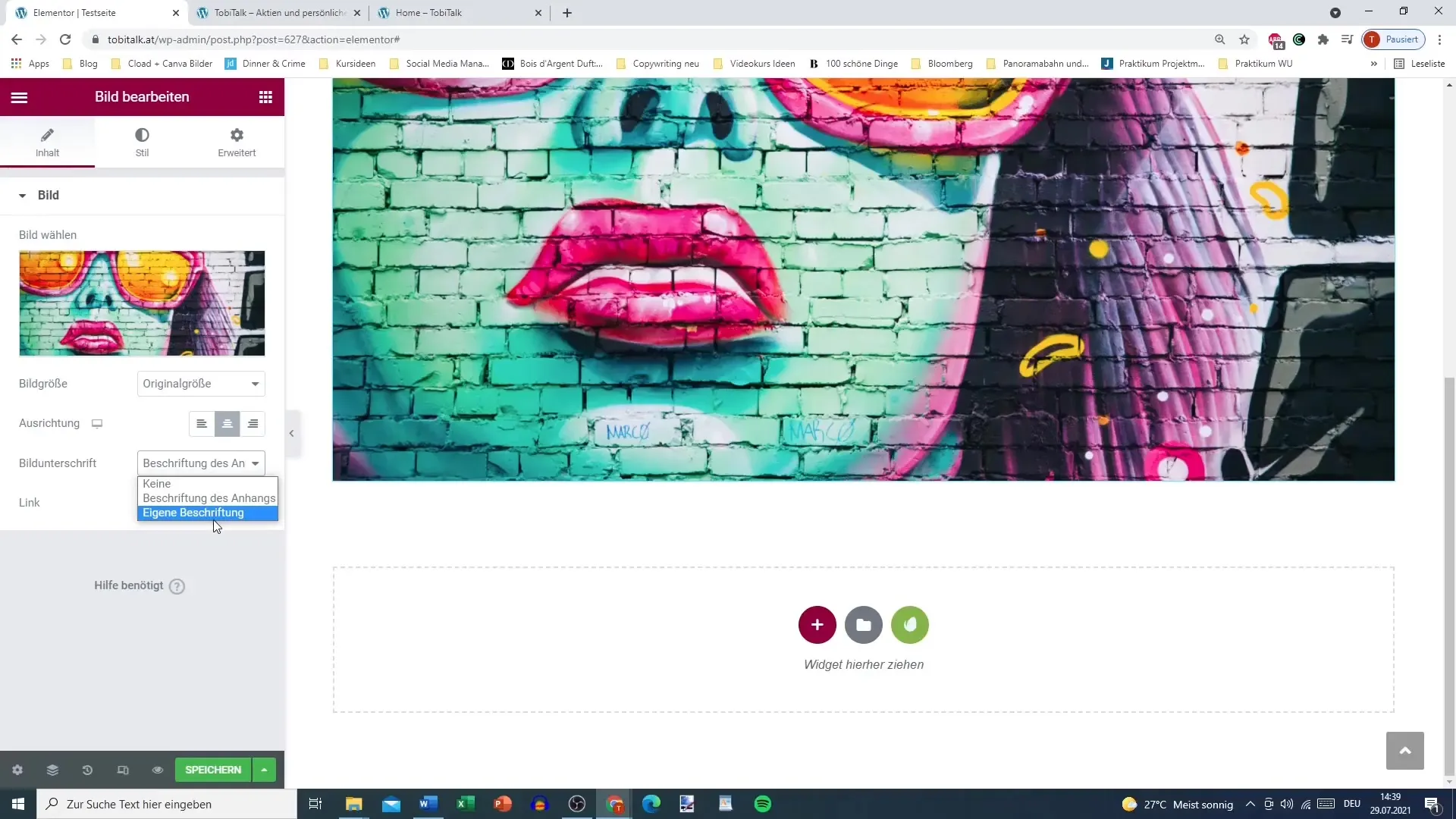 Elementor for WordPress: Inserting and Styling Images