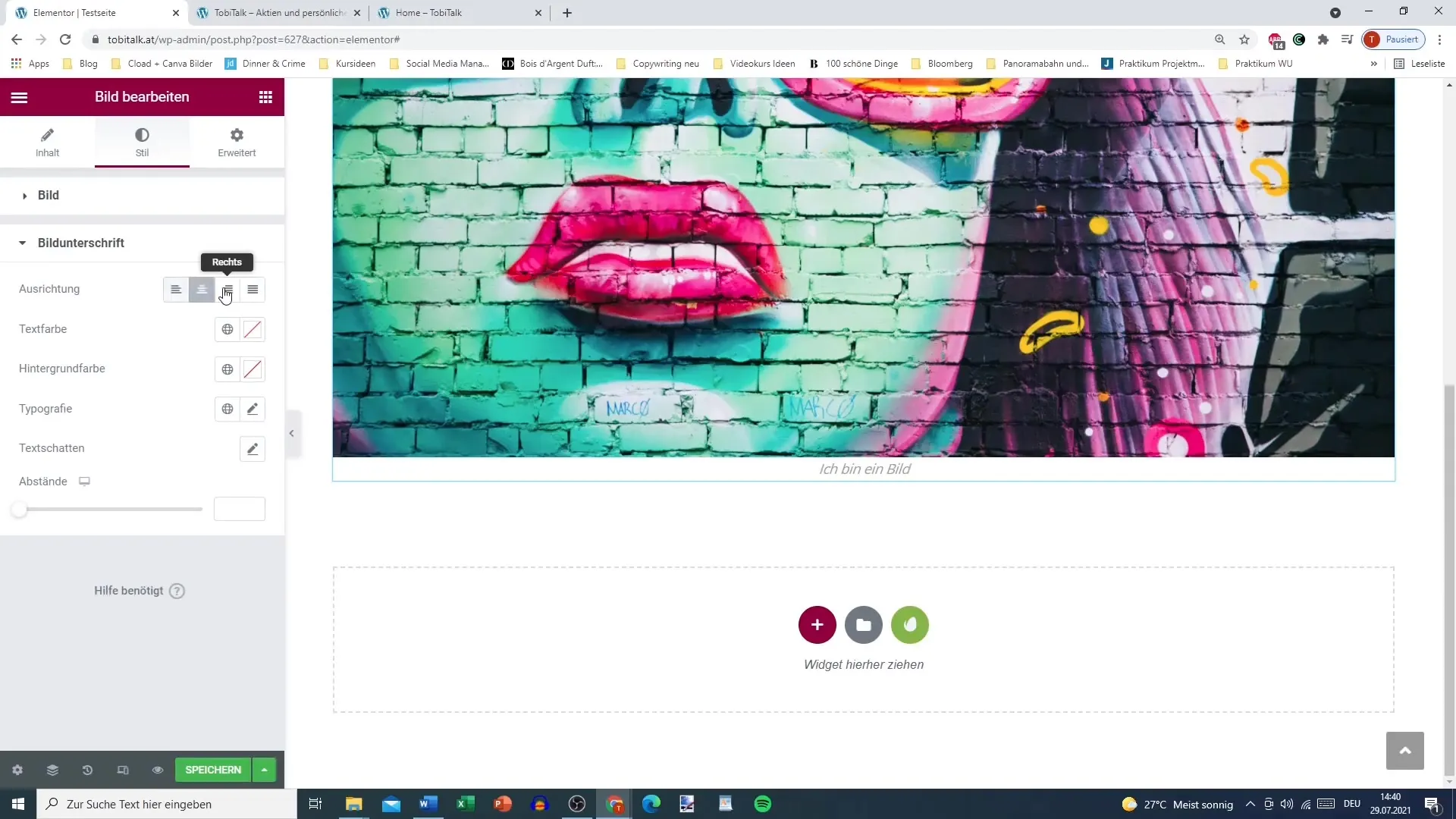 Elementor for WordPress: Inserting and Styling Images