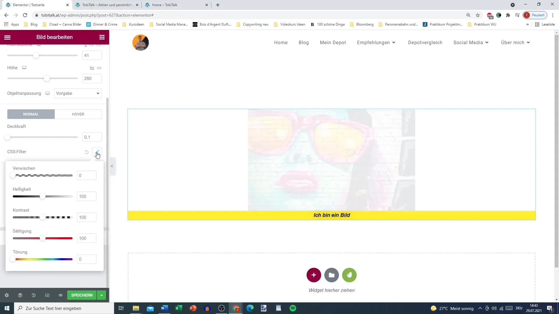 Elementor for WordPress: Inserting and Styling Images