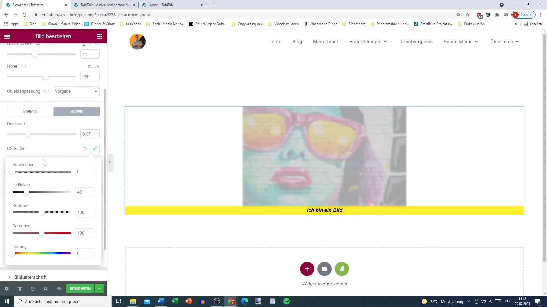 Elementor for WordPress: Inserting and Styling Images