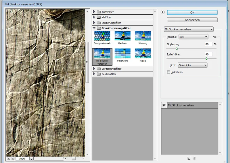 Graveringseffekt i tre for typografi og layout