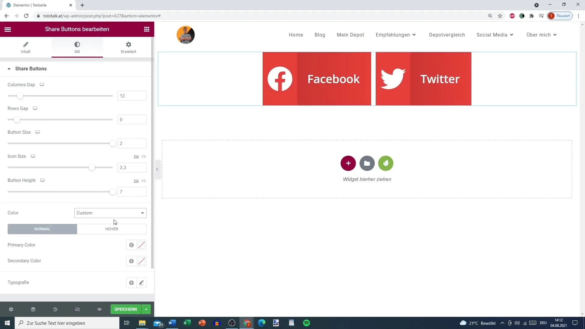 Share Button in Elementor: Simple Steps to Customize
