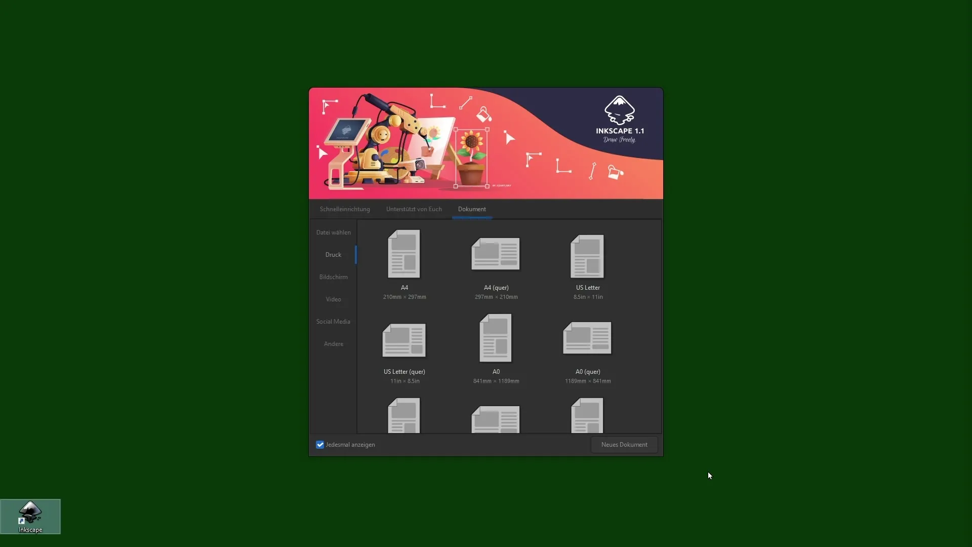 Quick Inkscape Guide: Create and Design Document
