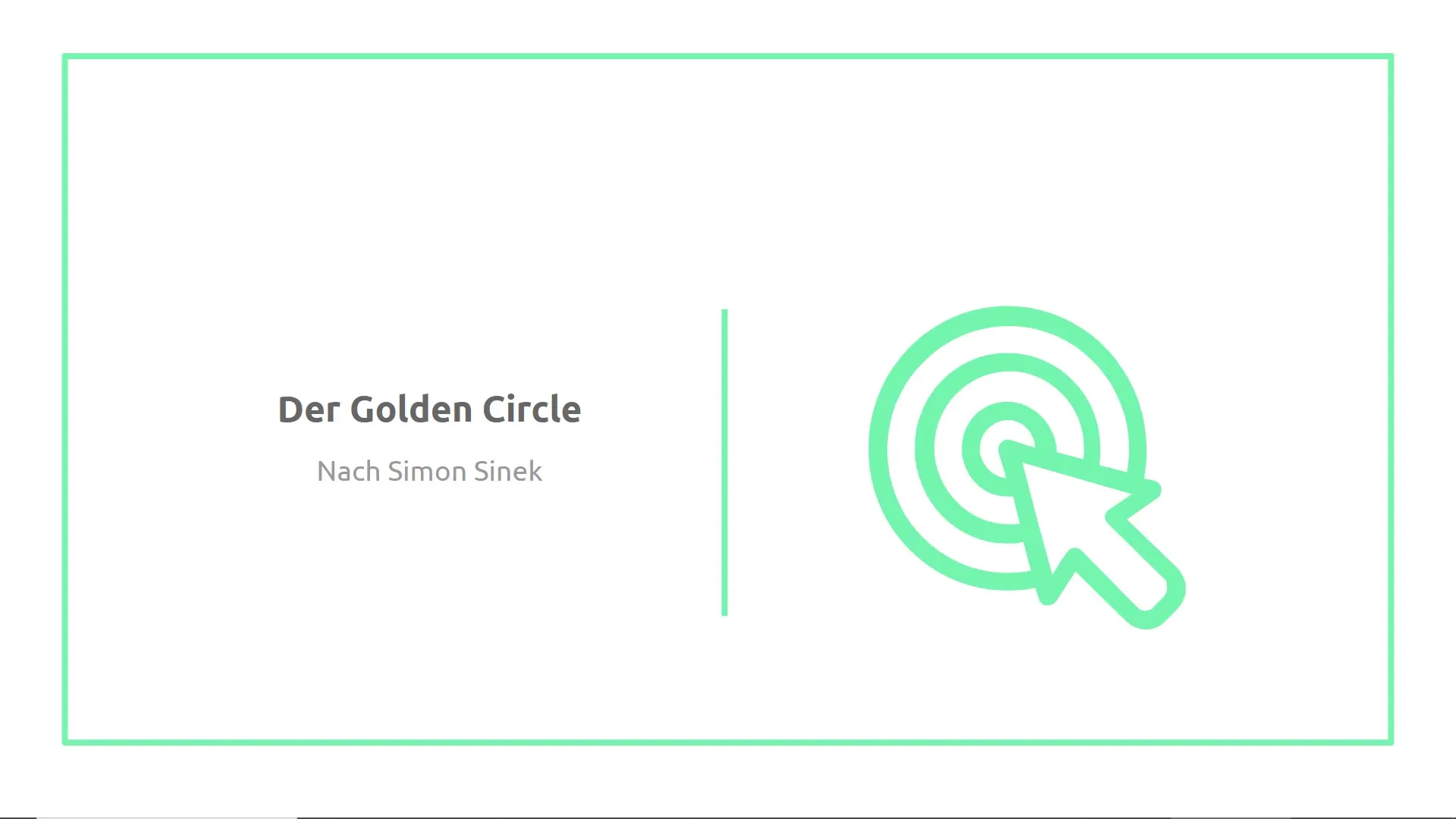The Golden Circle for business and brand development