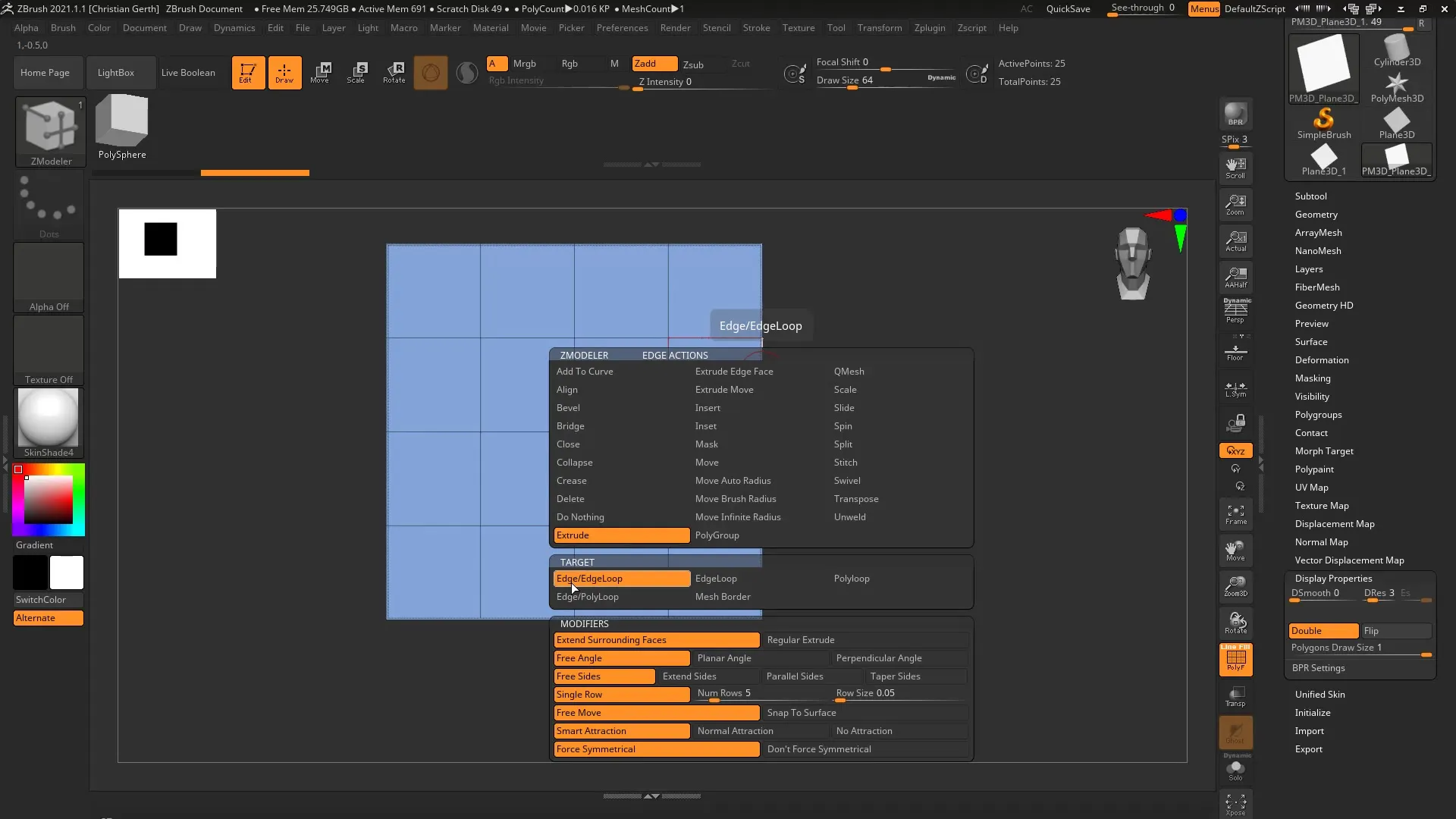 ZModeler Extrude Edge – Your Guide to Modeling ZModeler Extrude Edge – Your Guide to Modeling