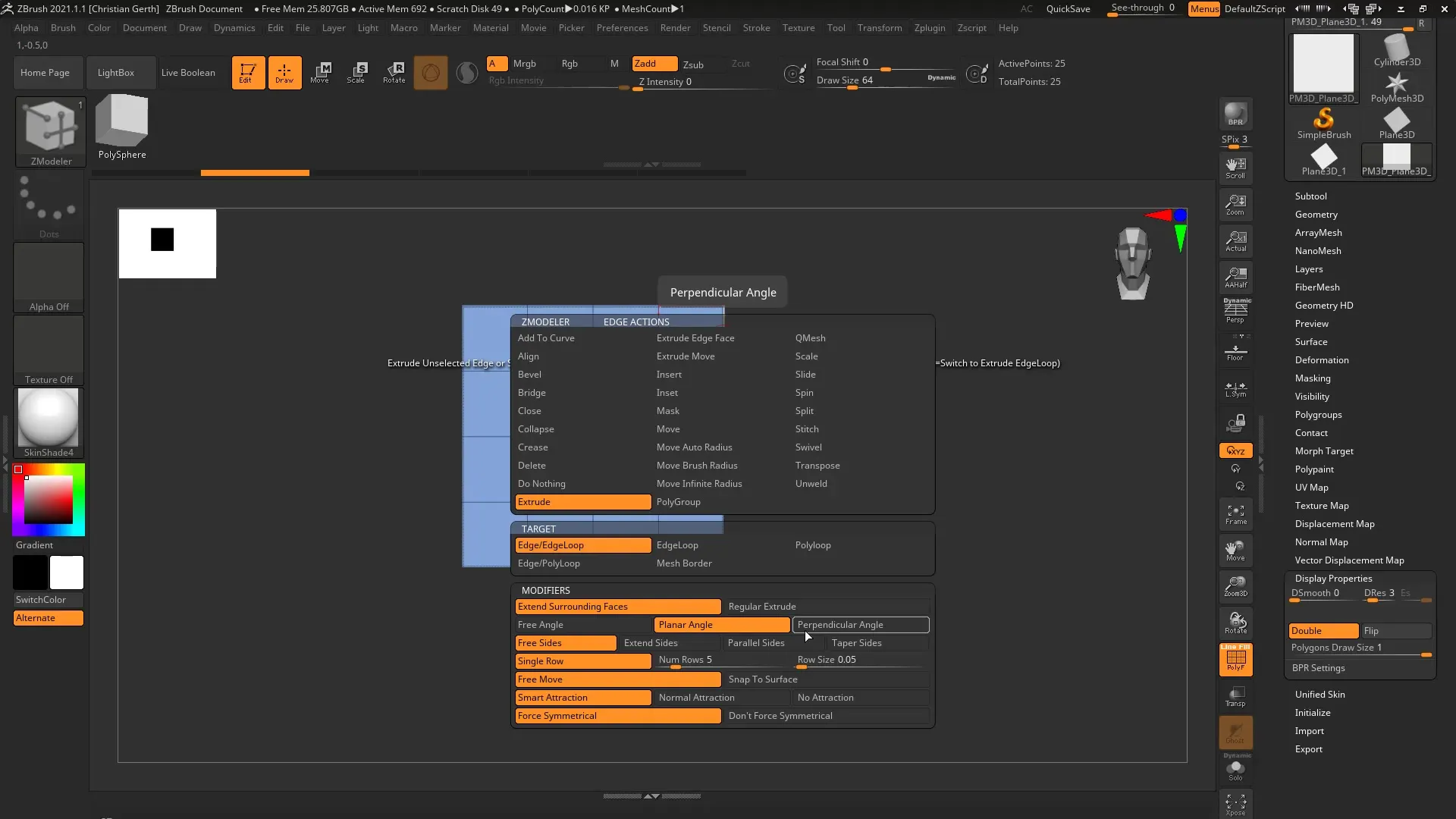 ZModeler Extrude Edge – Your Guide to Modeling ZModeler Extrude Edge – Your Guide to Modeling