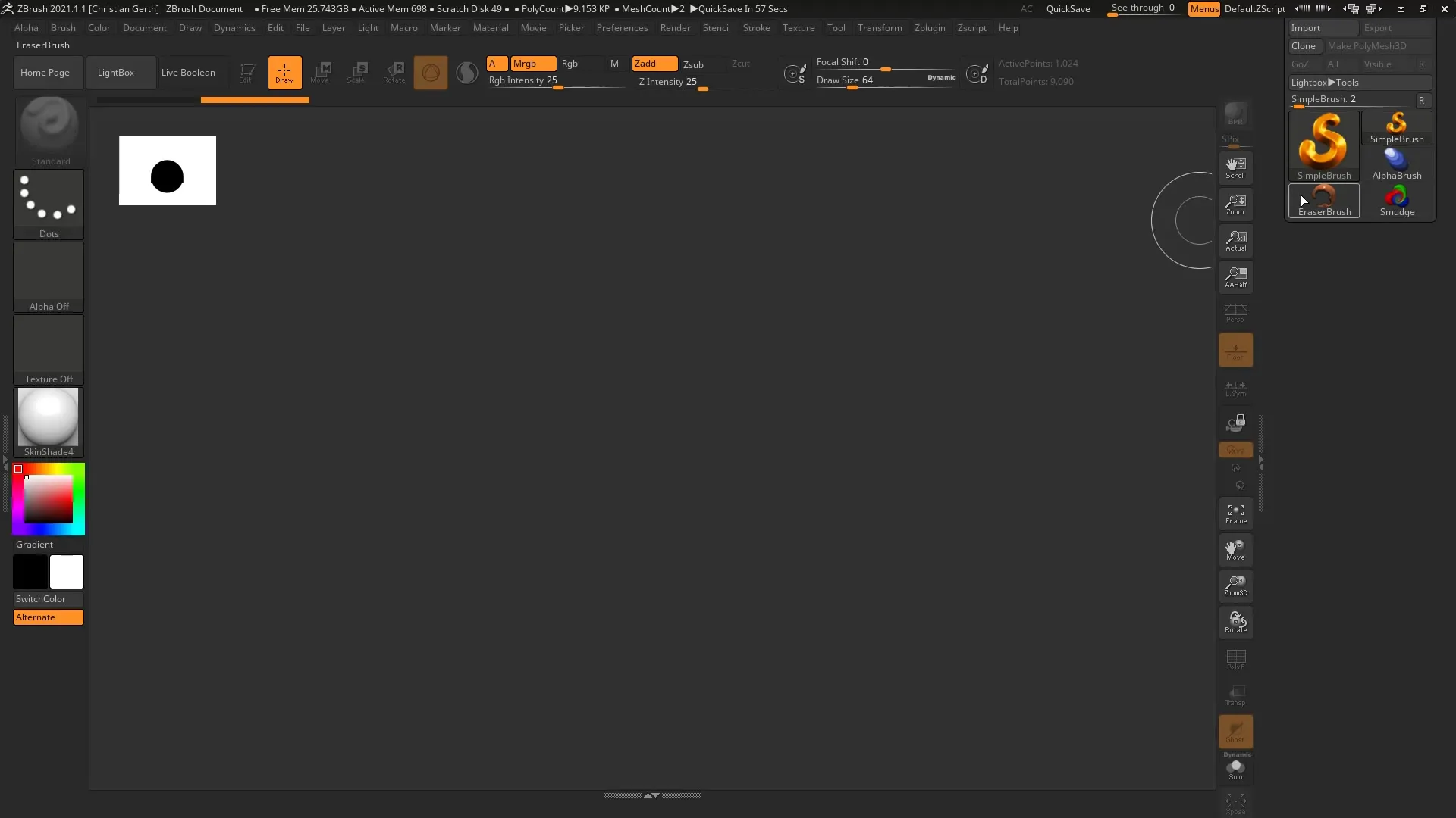 ZBrush 2021: Dynamic Thickness for Effective Mesh Design