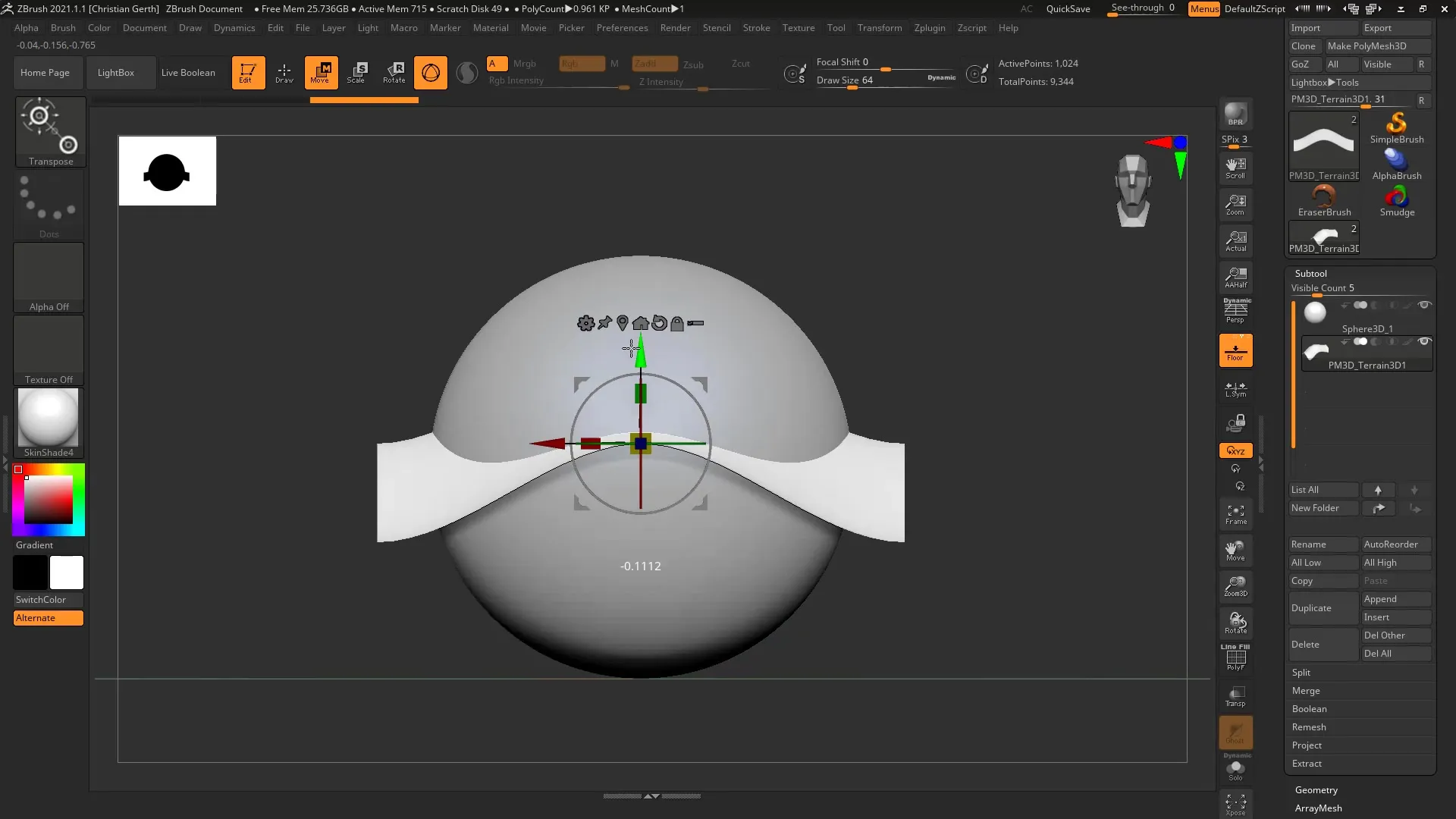 ZBrush 2021: Dynamic Thickness for Effective Mesh Design