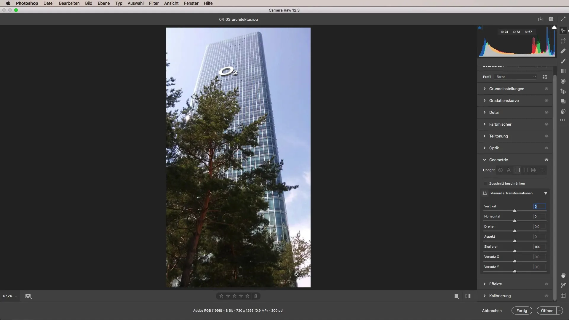 Architekturfotografie mit Camera Raw meistern