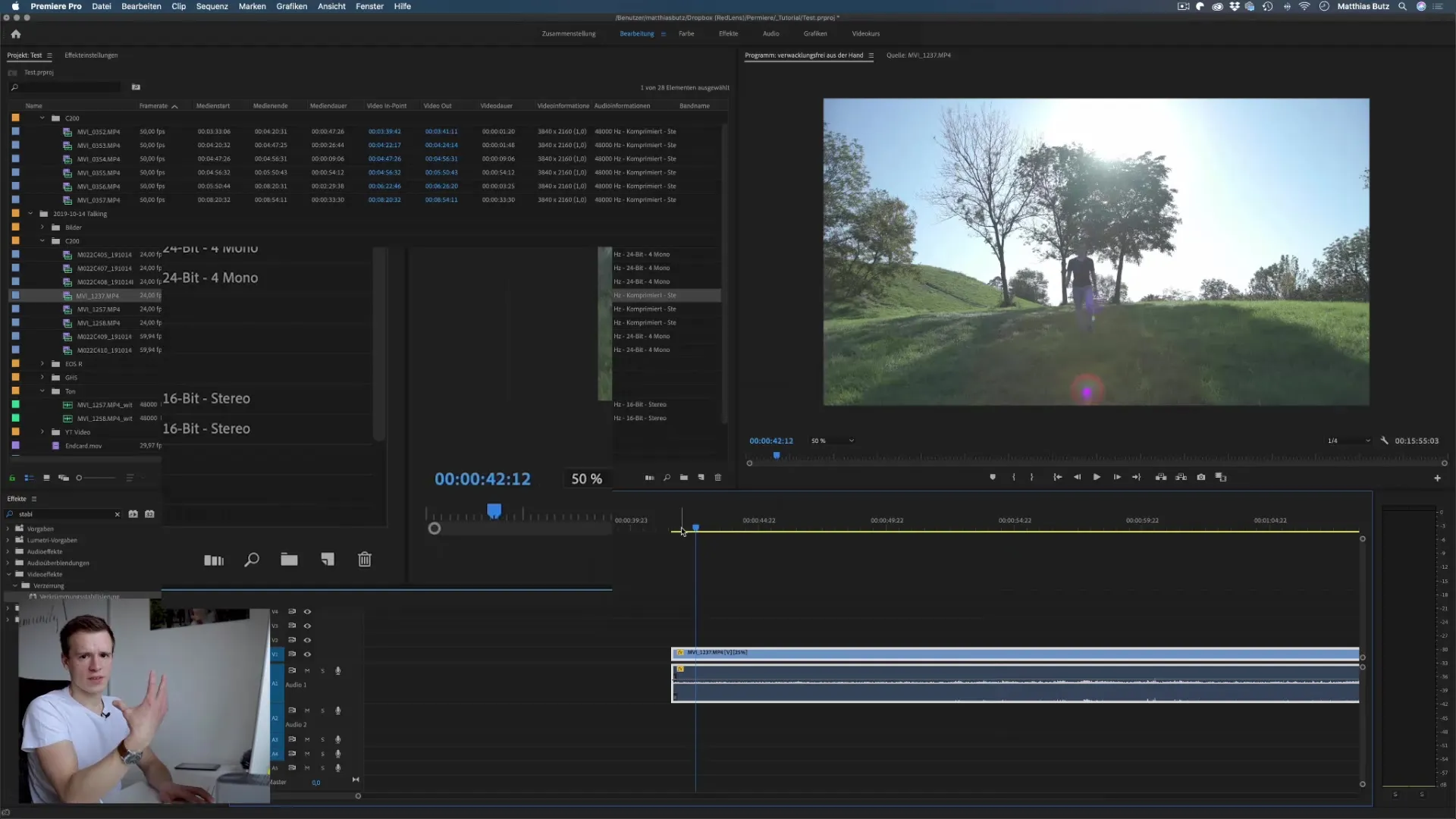 Premiere Pro CCでの時間の調整：タイムラプスとスローモーション