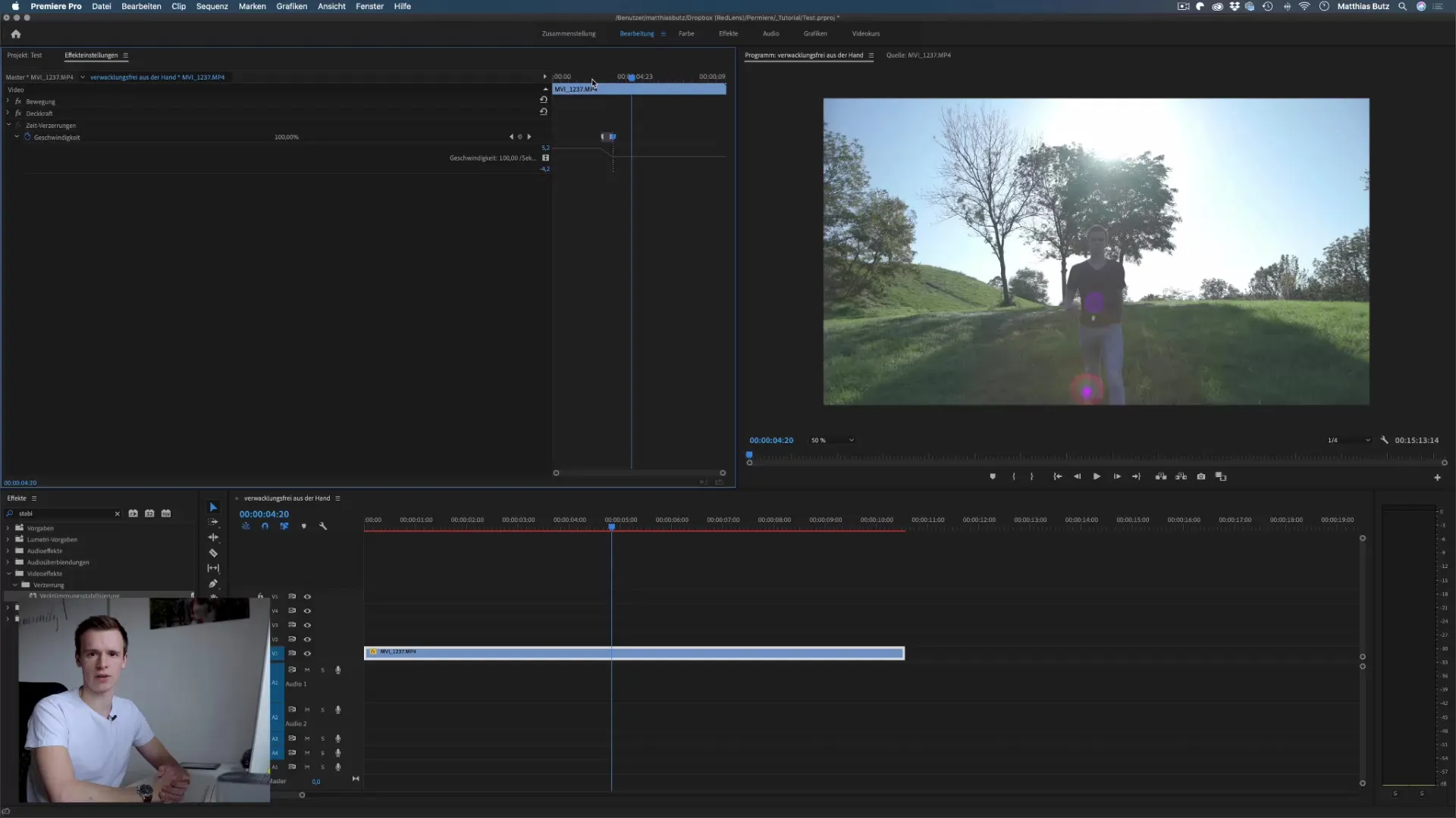 Premiere Pro CCでの時間の制御：タイムラプスとスローモーション