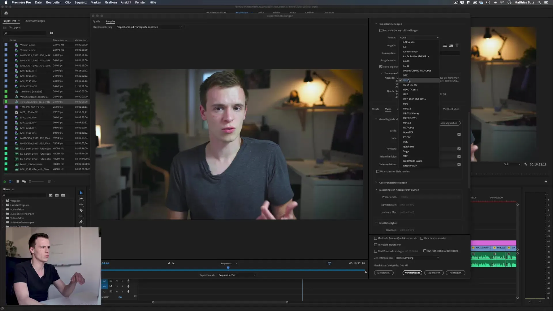 Exportar vídeos de forma eficaz no Premiere Pro