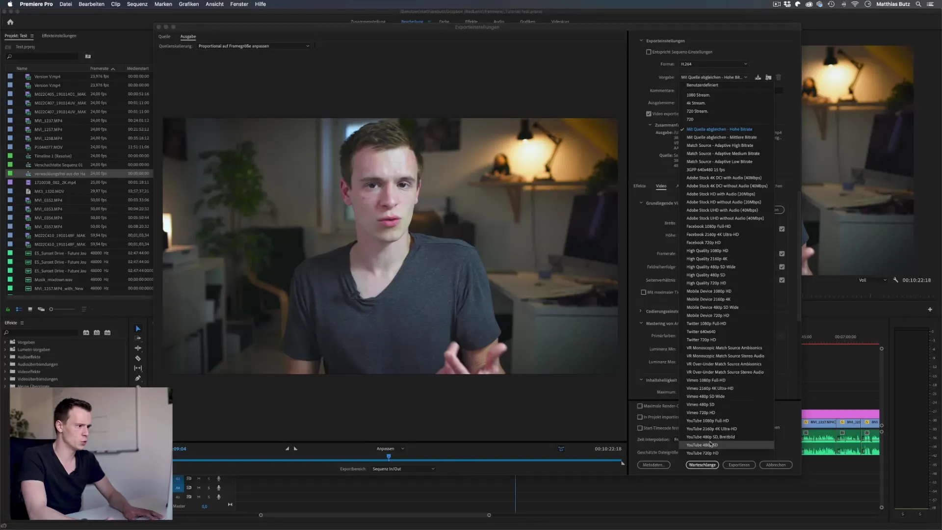 Exportar vídeos de forma eficaz no Premiere Pro