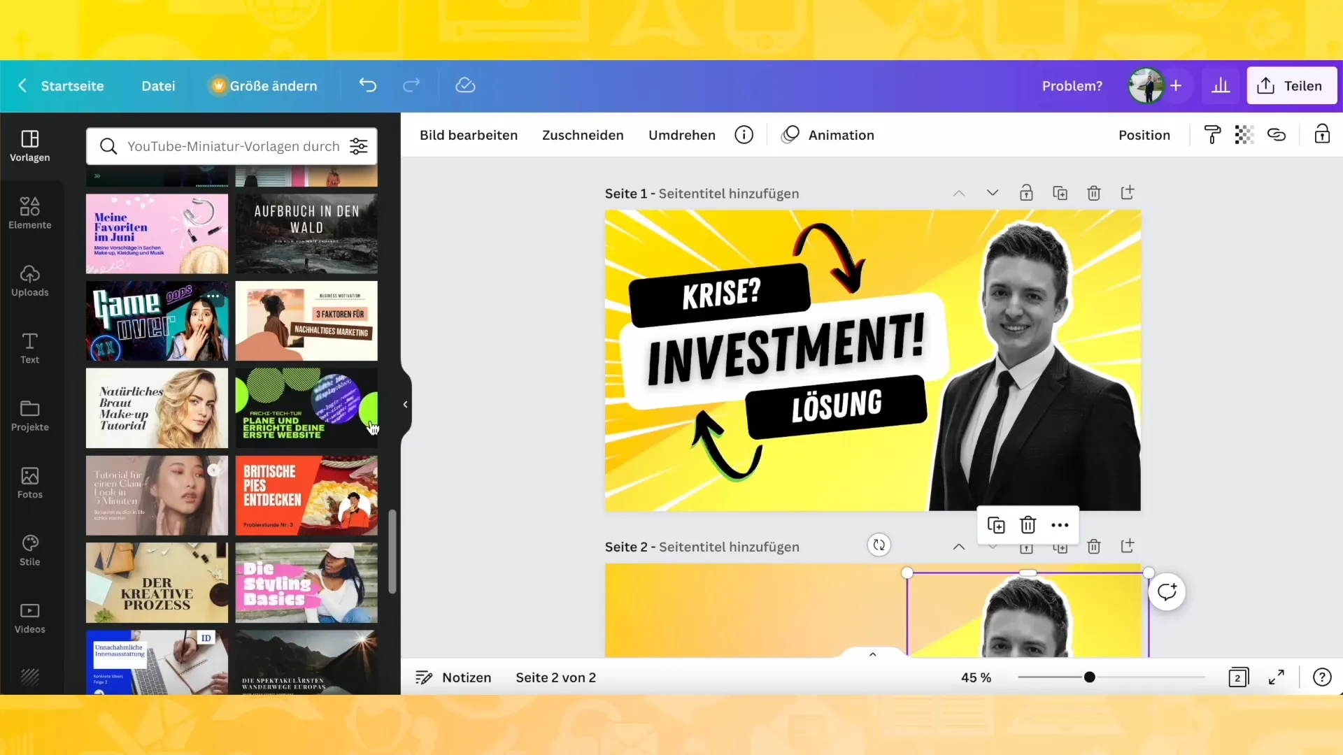 Kā ar Canva izveidot uzmanību piesaistošu YouTube sīktēlu