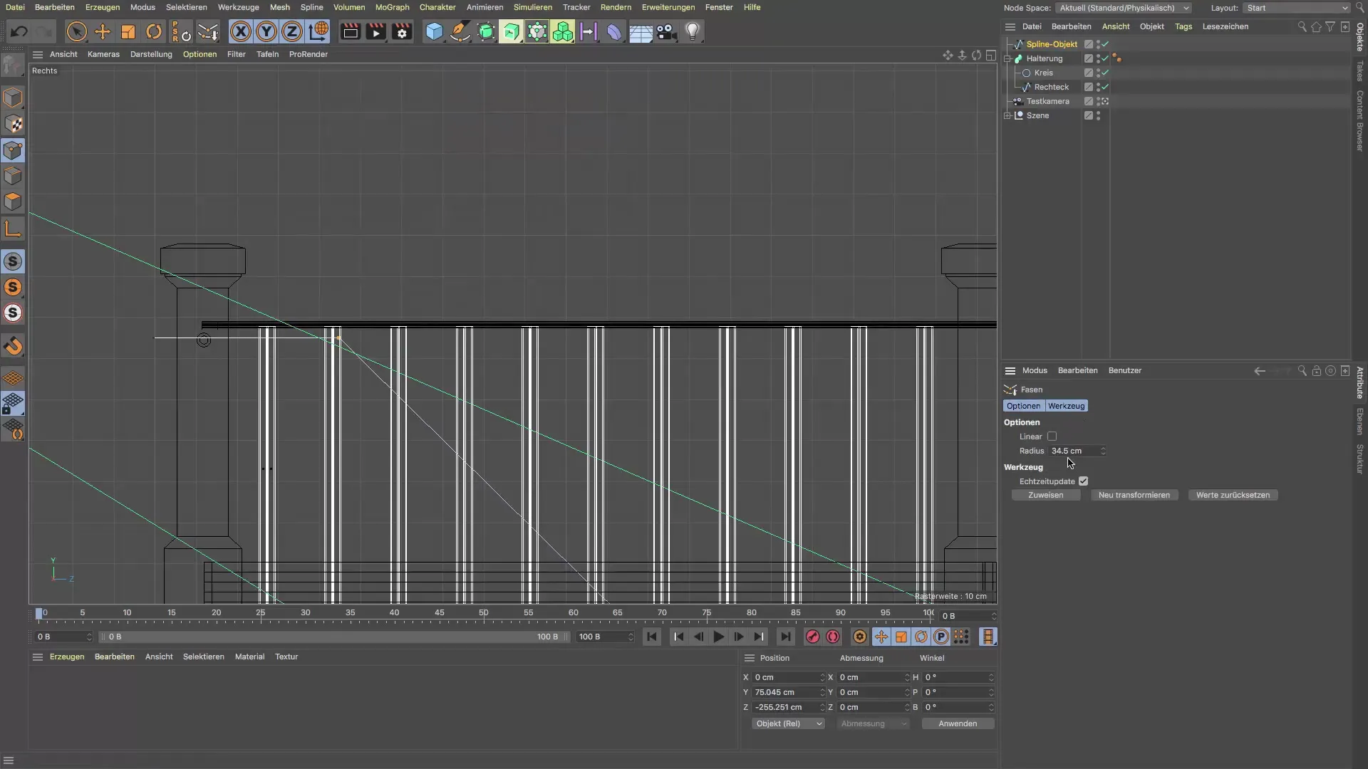 Cinema 4D: So erstellst du Geländer und Leuchten effizient