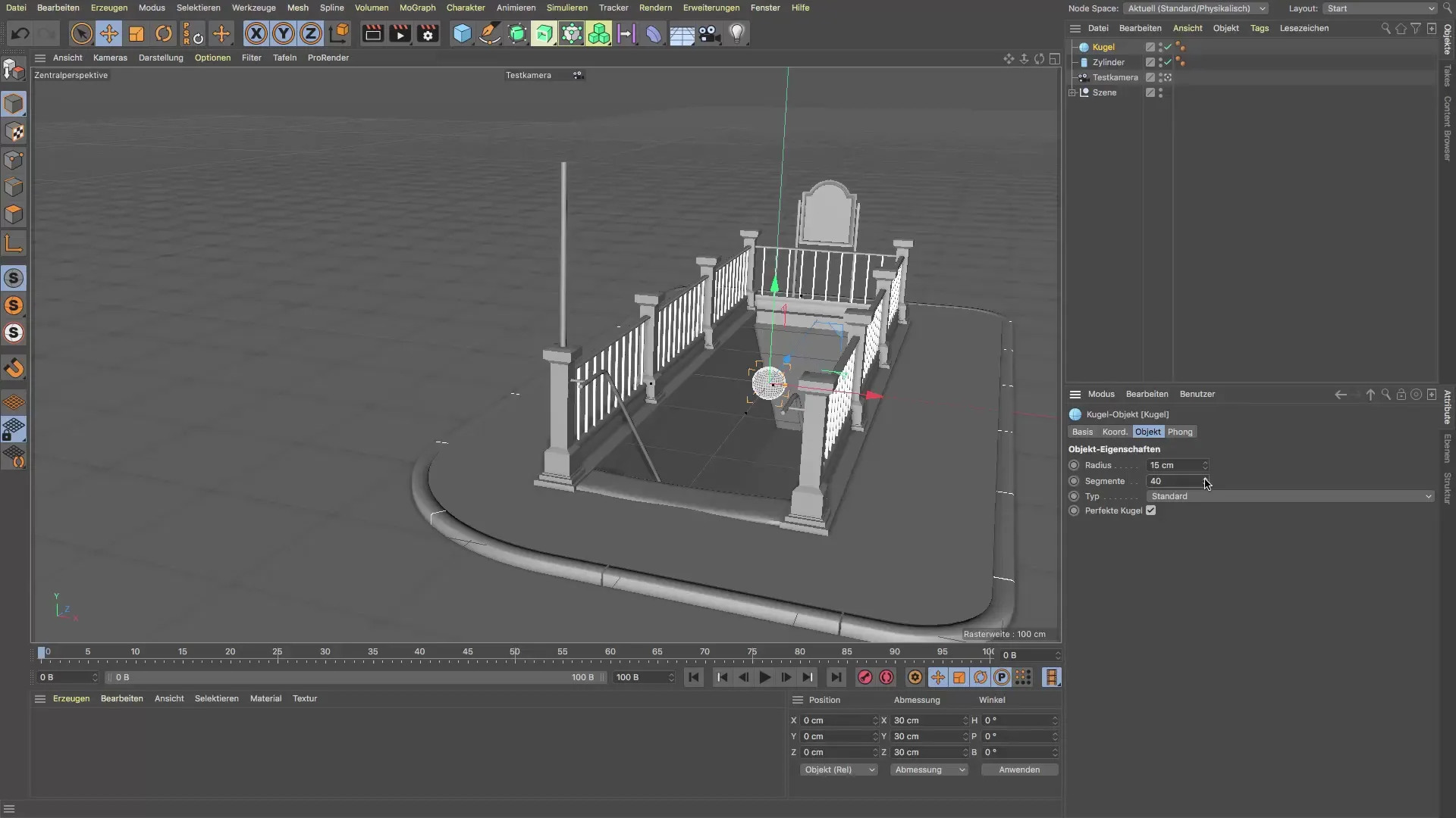Cinema 4D: So erstellst du Geländer und Leuchten effizient