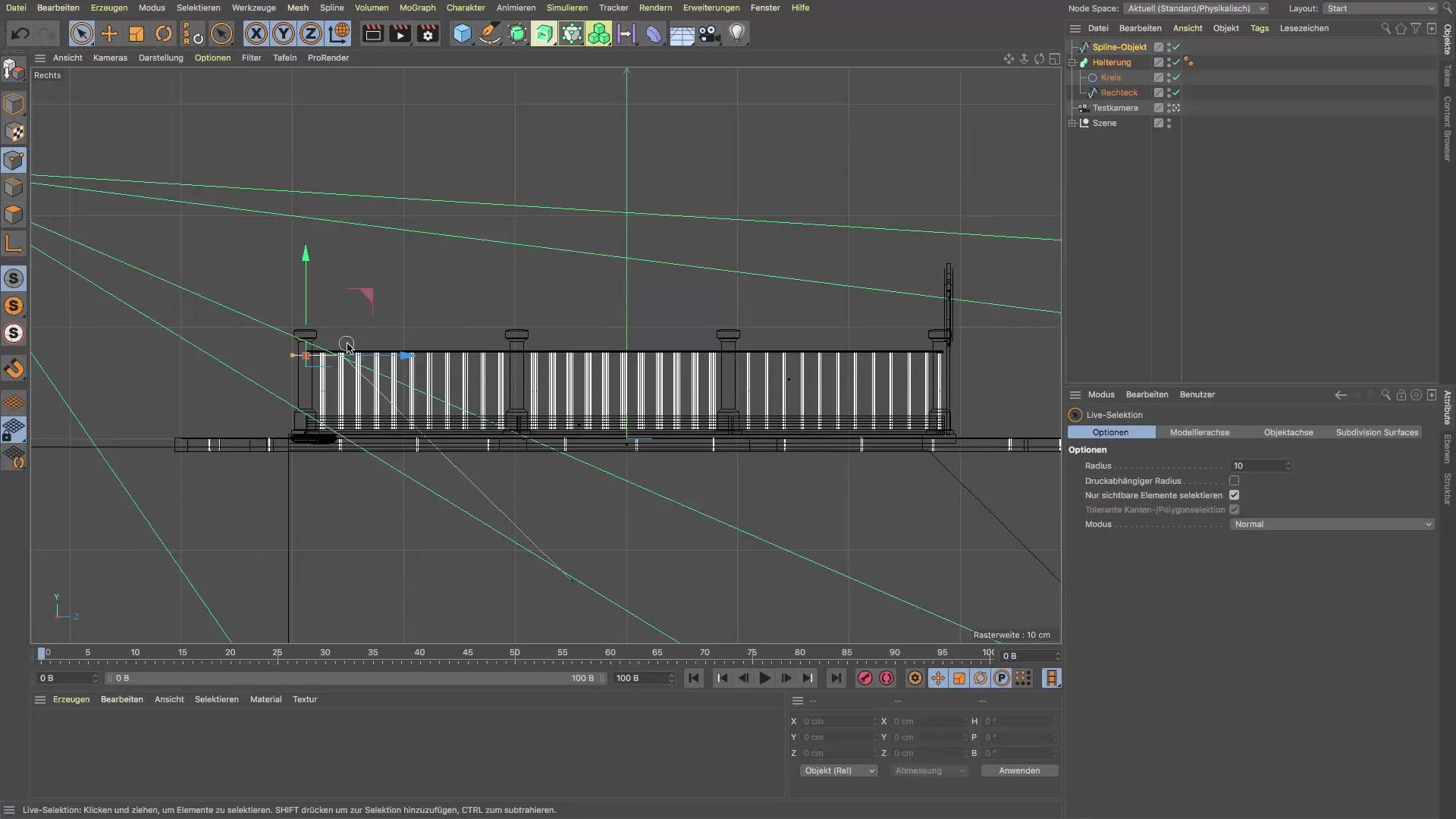 Cinema 4D: So erstellst du Geländer und Leuchten effizient