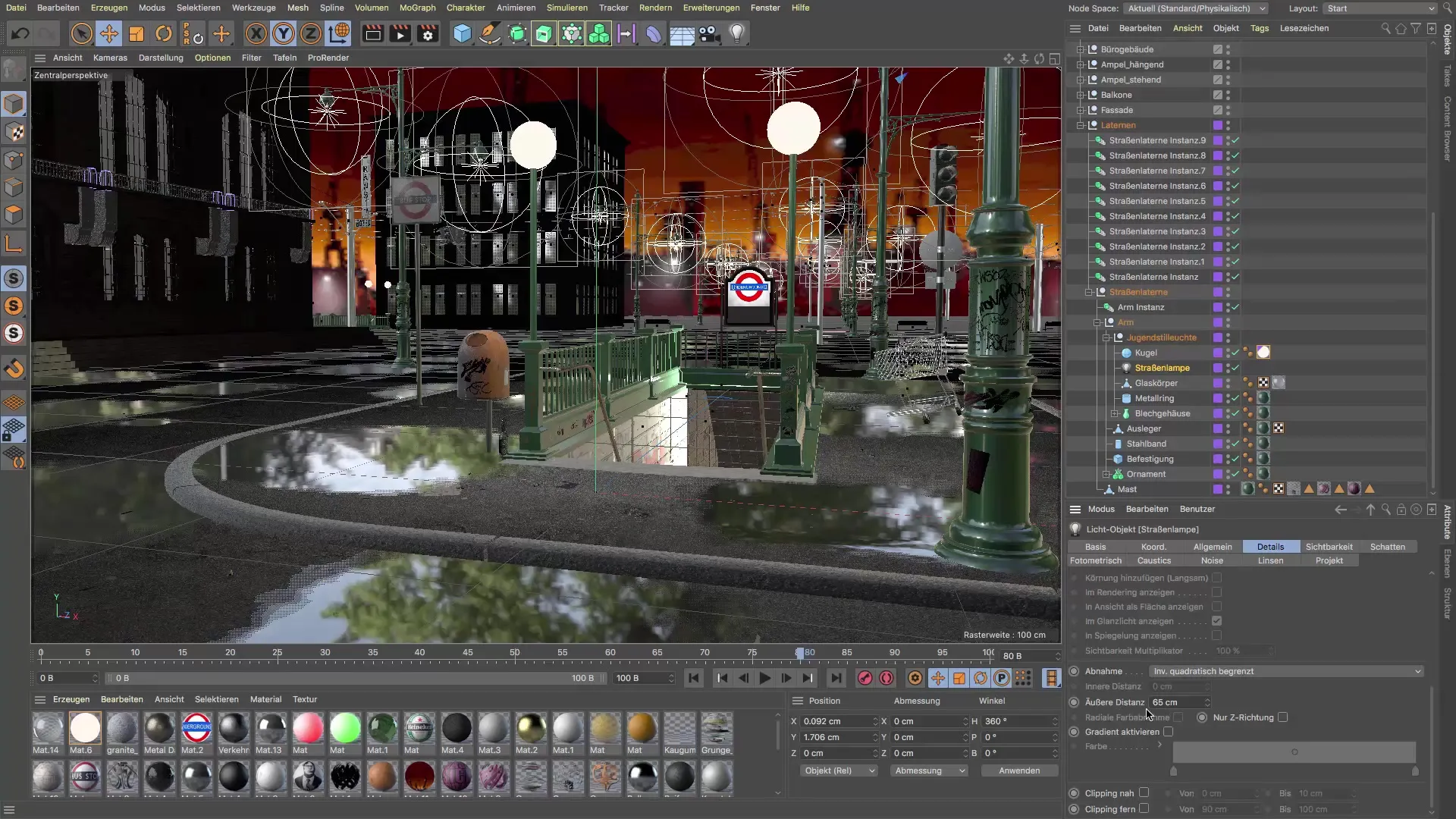 Lichtquellen realistisch einstellen - Cinema 4D Anfänger-Tutorial