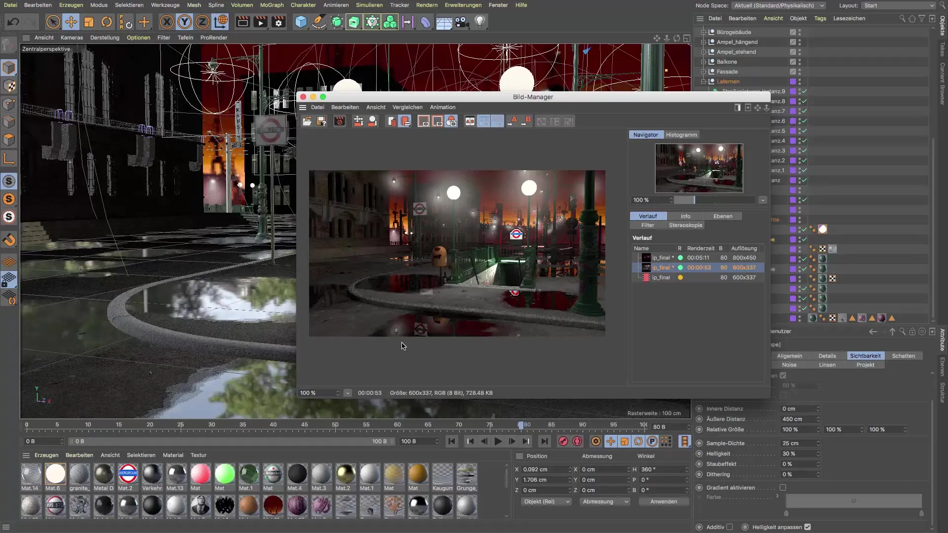 Lichtquellen realistisch einstellen - Cinema 4D Anfänger-Tutorial