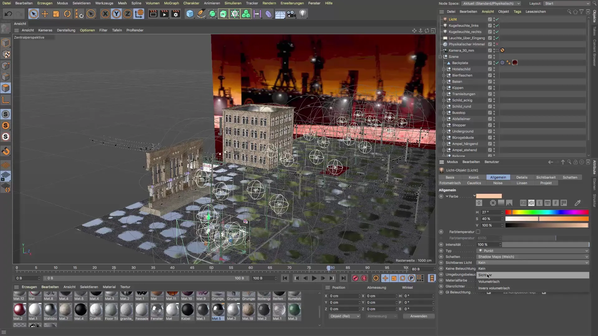 Lichtquellen im Cinema 4D effektiv einsetzen Lichtquellen im Cinema 4D effektiv einsetzen