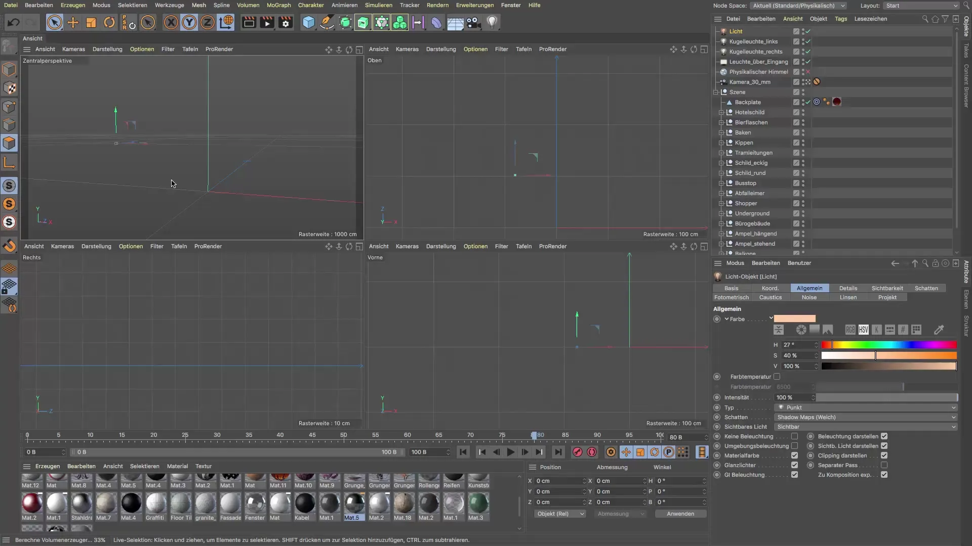 Lichtquellen im Cinema 4D effektiv einsetzen Lichtquellen im Cinema 4D effektiv einsetzen