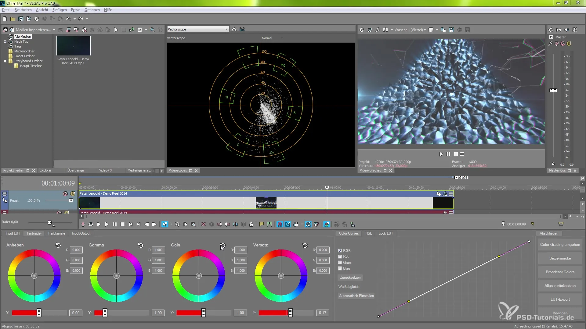 Color Grading con MAGIX VEGAS Pro 17 para videos rentables
