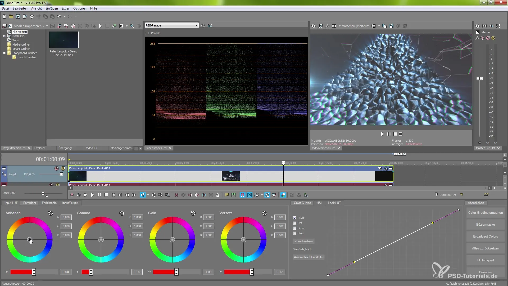 Corrección de color con MAGIX VEGAS Pro 17 para videos rentables