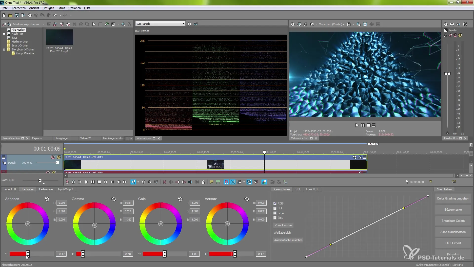 Color Grading con MAGIX VEGAS Pro 17 para videos rentables