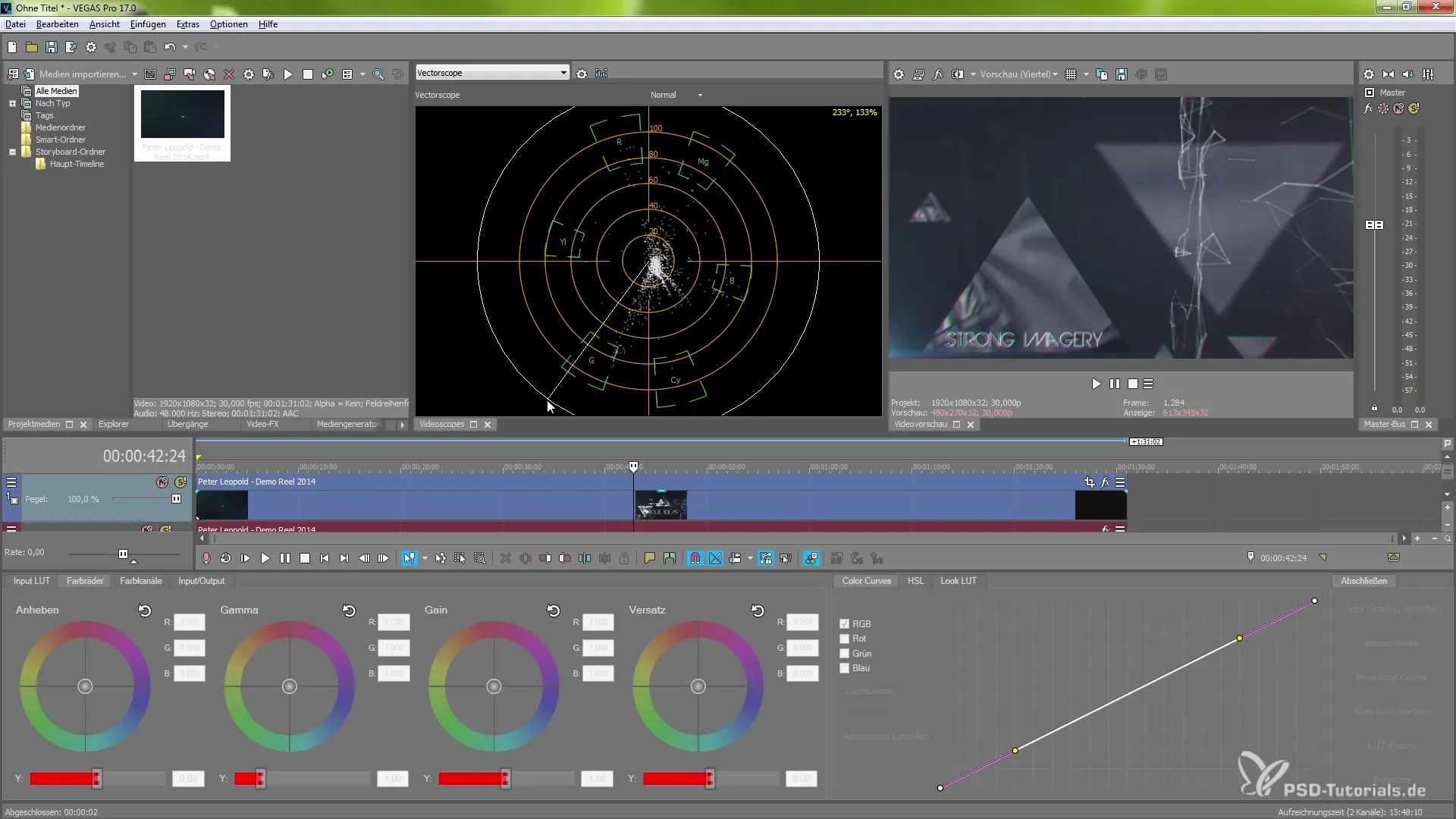 Corrección de color con MAGIX VEGAS Pro 17 para videos rentables