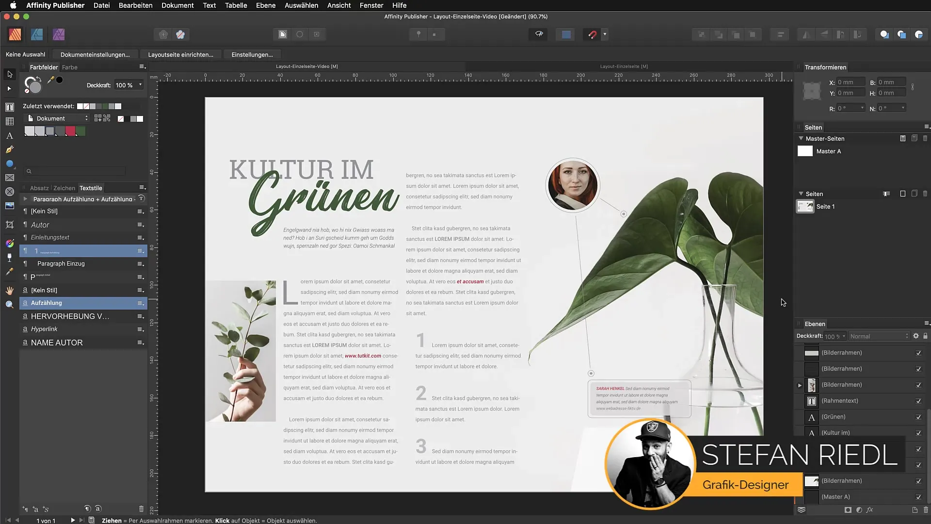 Tekstomloop in Affinity Publisher - Ontwerp je lay-out creatief Tekstomloop in Affinity Publisher - Ontwerp je lay-out creatief