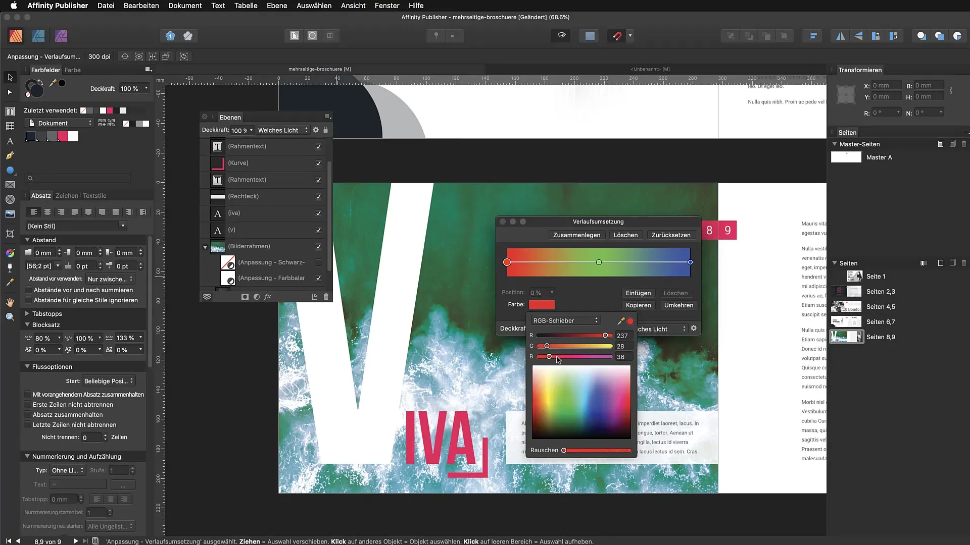 Snelle beeldcorrecties met Affinity Publisher