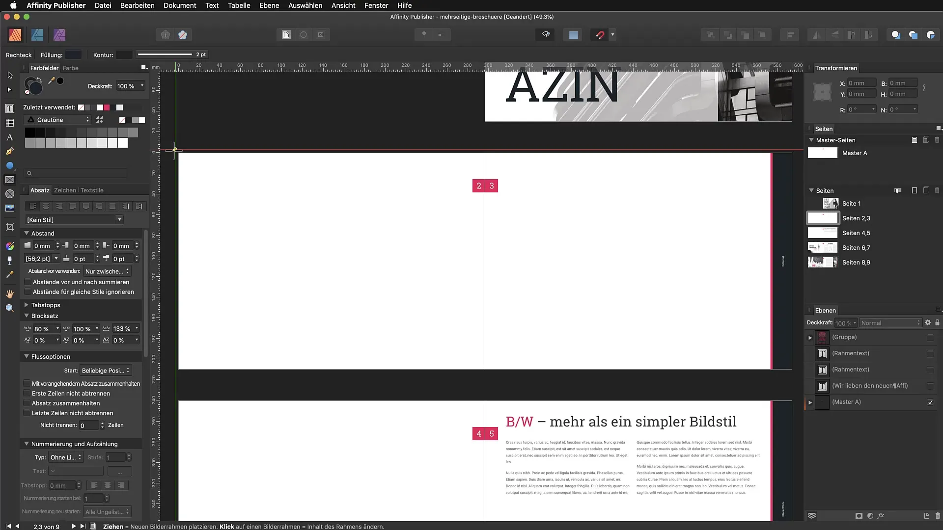 Optimale benut ingen van het resourcebeheer in Affinity Publisher