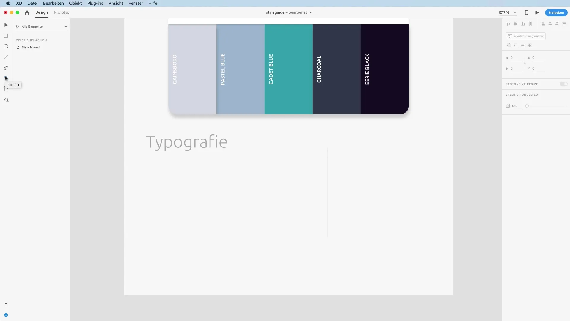 Hatékony tipográfia az Adobe XD-ben - Lépésről lépésre útmutató