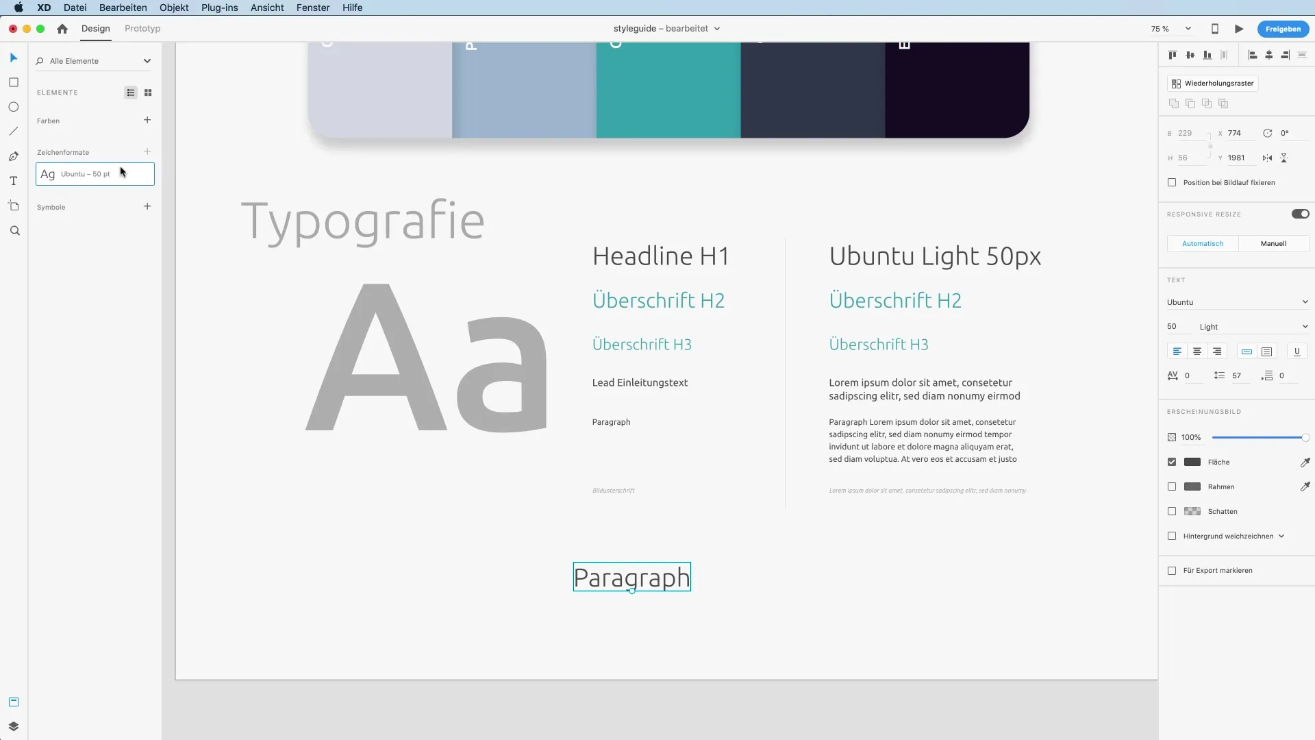 Hatékony tipográfia az Adobe XD-ben - lépésről lépésre útmutató
