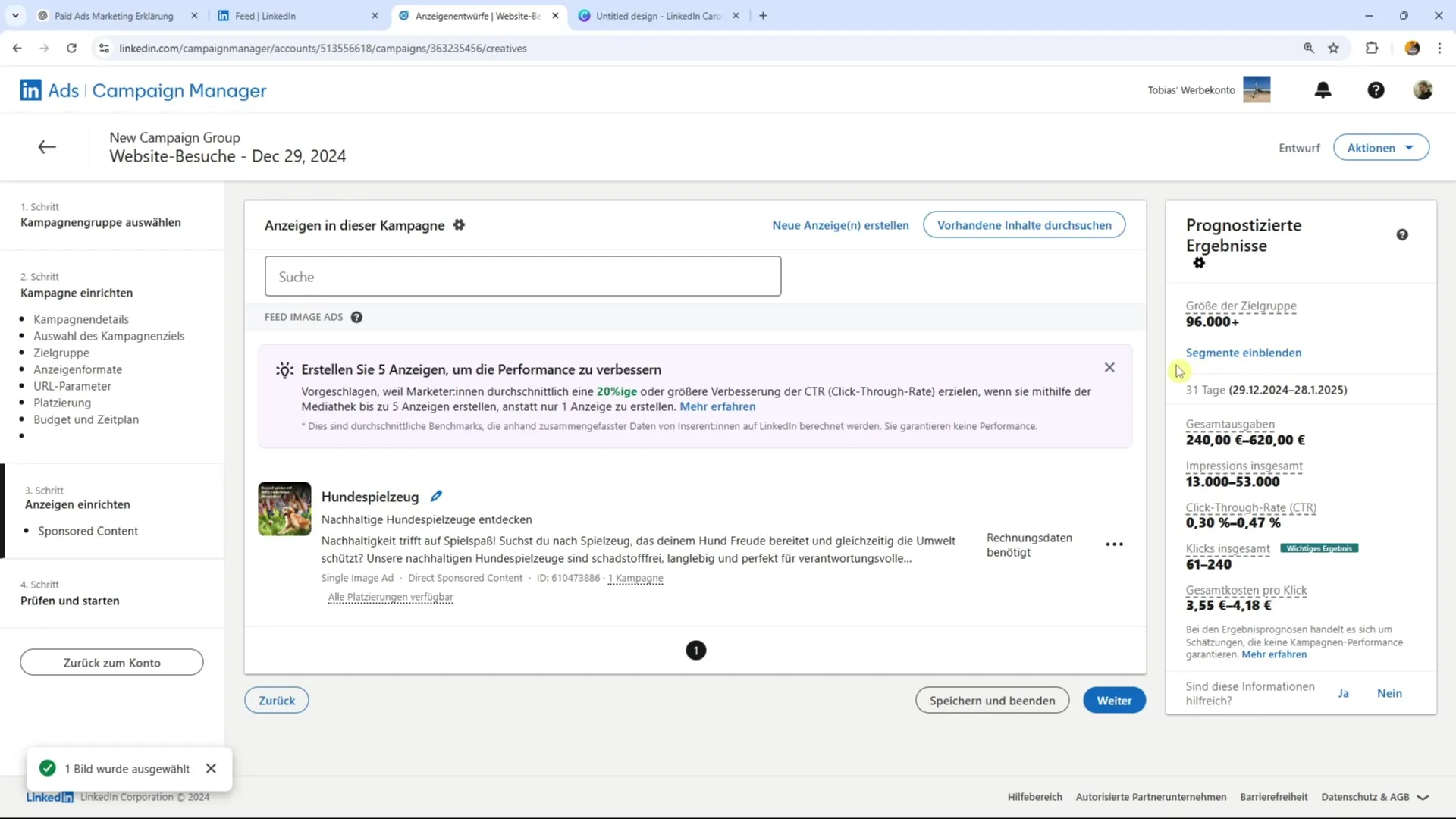 Erfolgreiche LinkedIn Ads im B2B-Bereich - So erstellst du sie