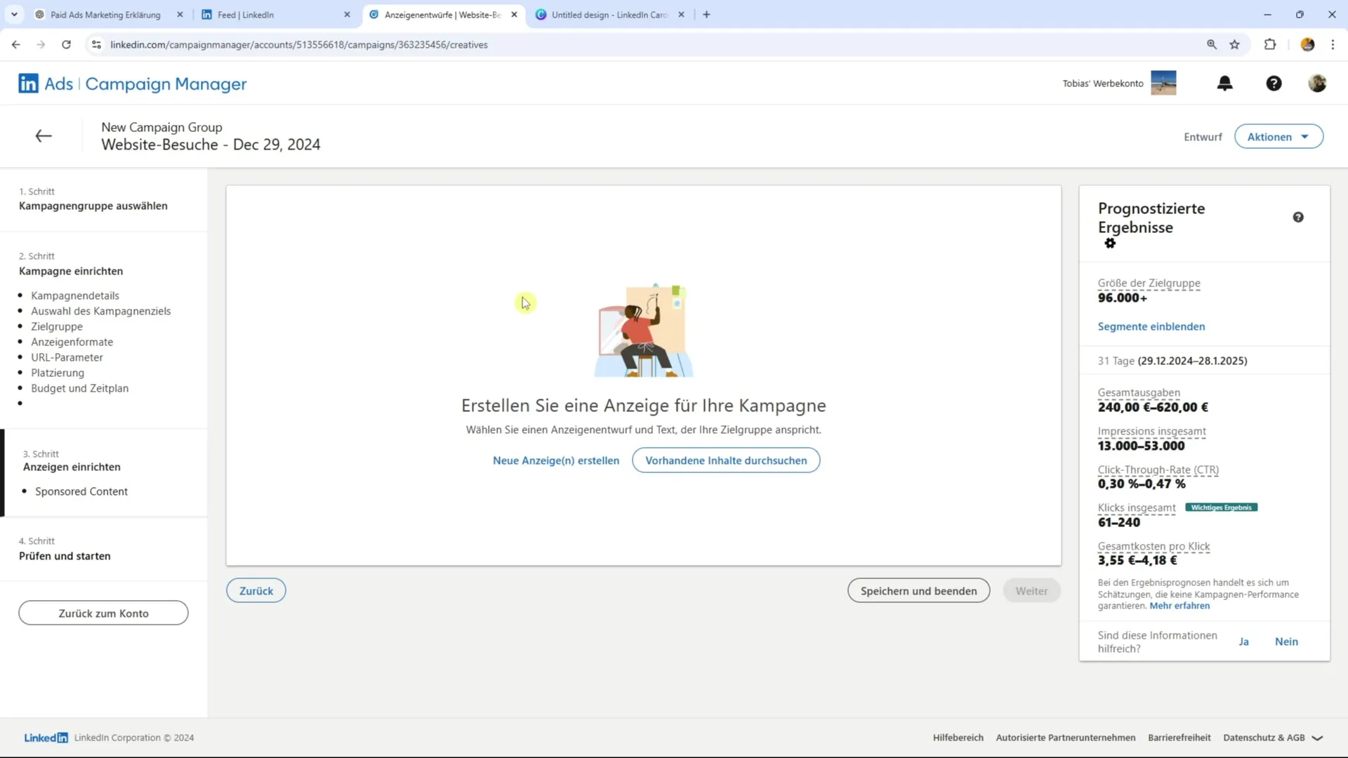 Erfolgreiche LinkedIn Ads im B2B-Bereich - So erstellst du sie