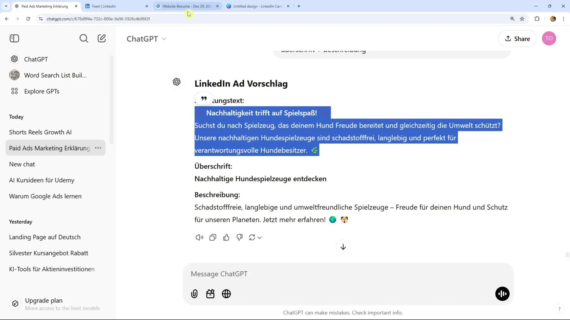 Erfolgreiche LinkedIn Ads im B2B-Bereich - So erstellst du sie