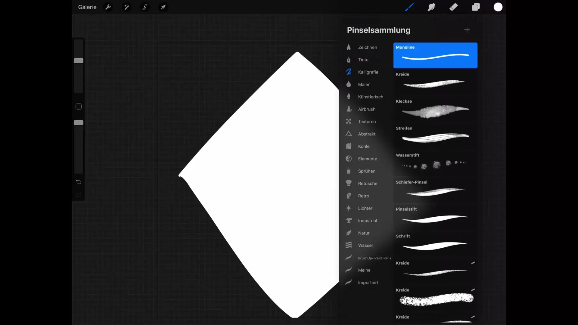 Creare pennelli per Procreate - Guida passo dopo passo Creare pennelli Procreate – Guida passo passo