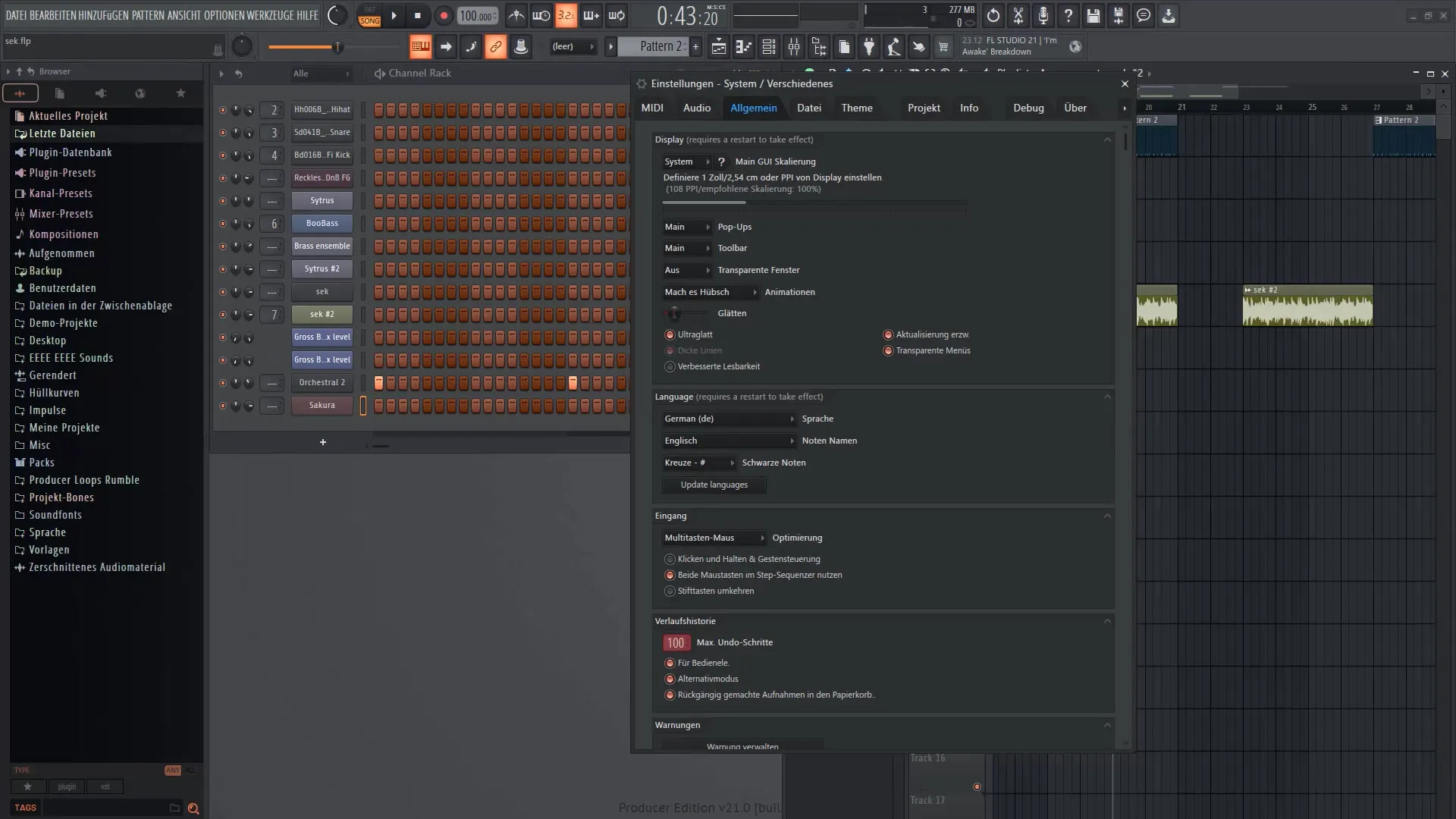 FL Studio 21: 새로운 기능 살펴보기