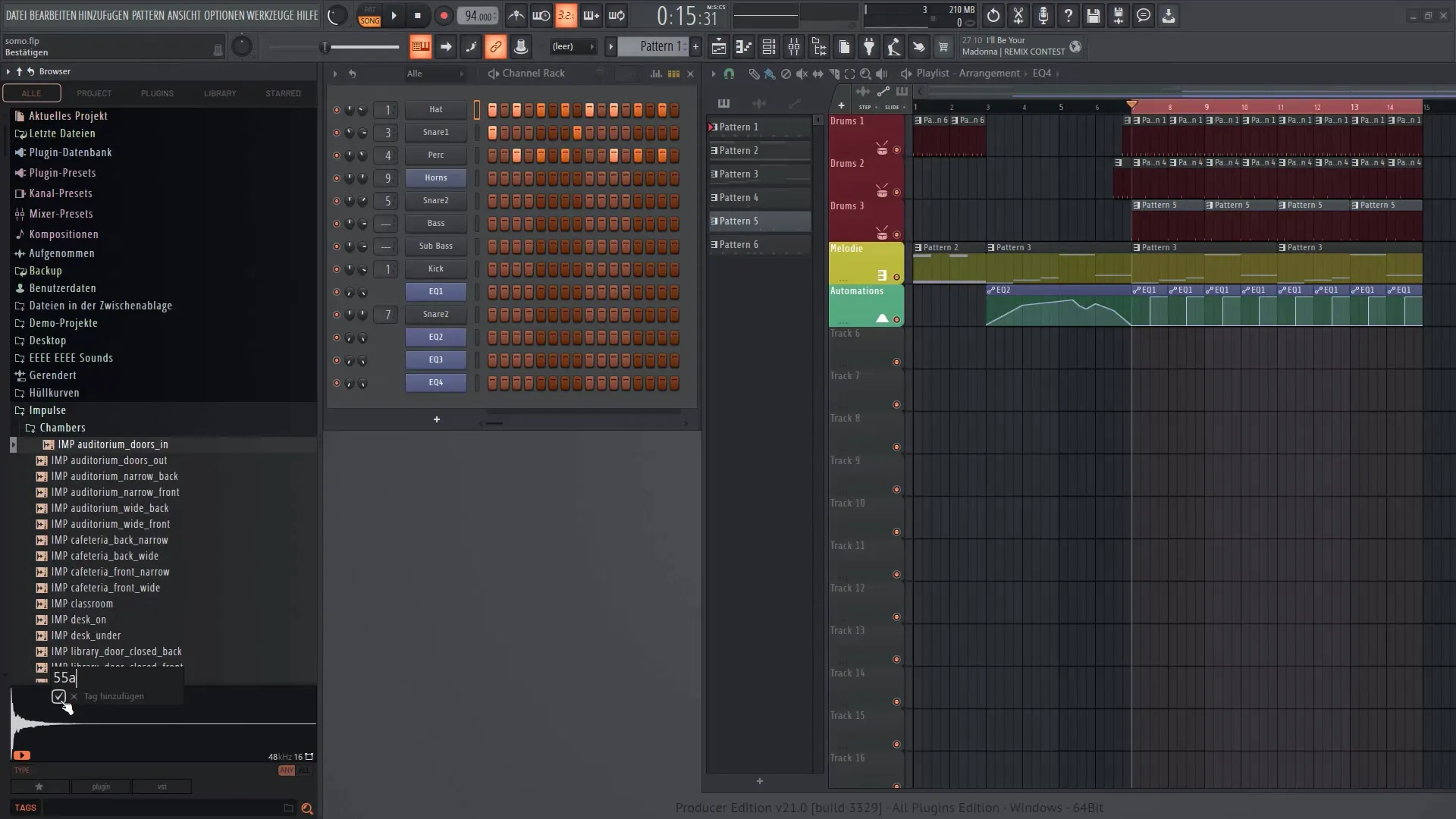 FL Studio 21: 개선된 파일 브라우저