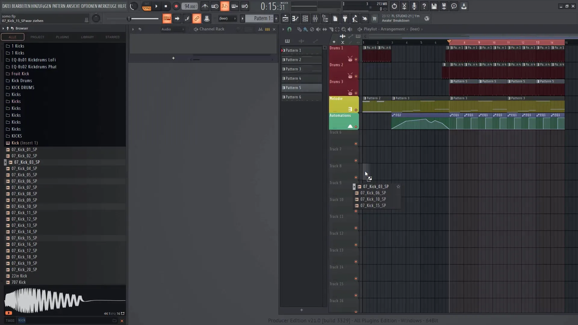 FL Studio 21: 개선된 파일 브라우저